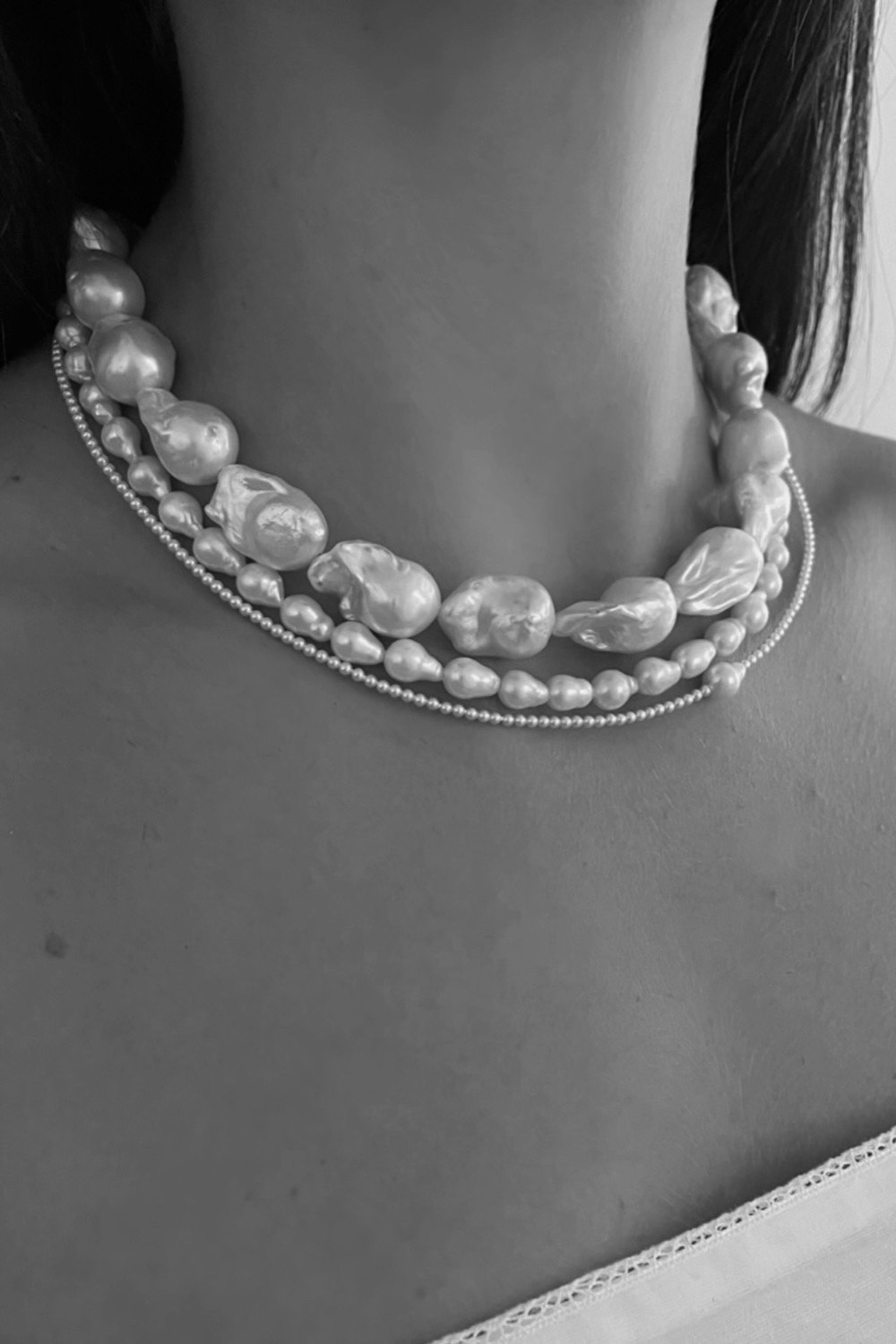 The Petit Baroque Pearl Necklace