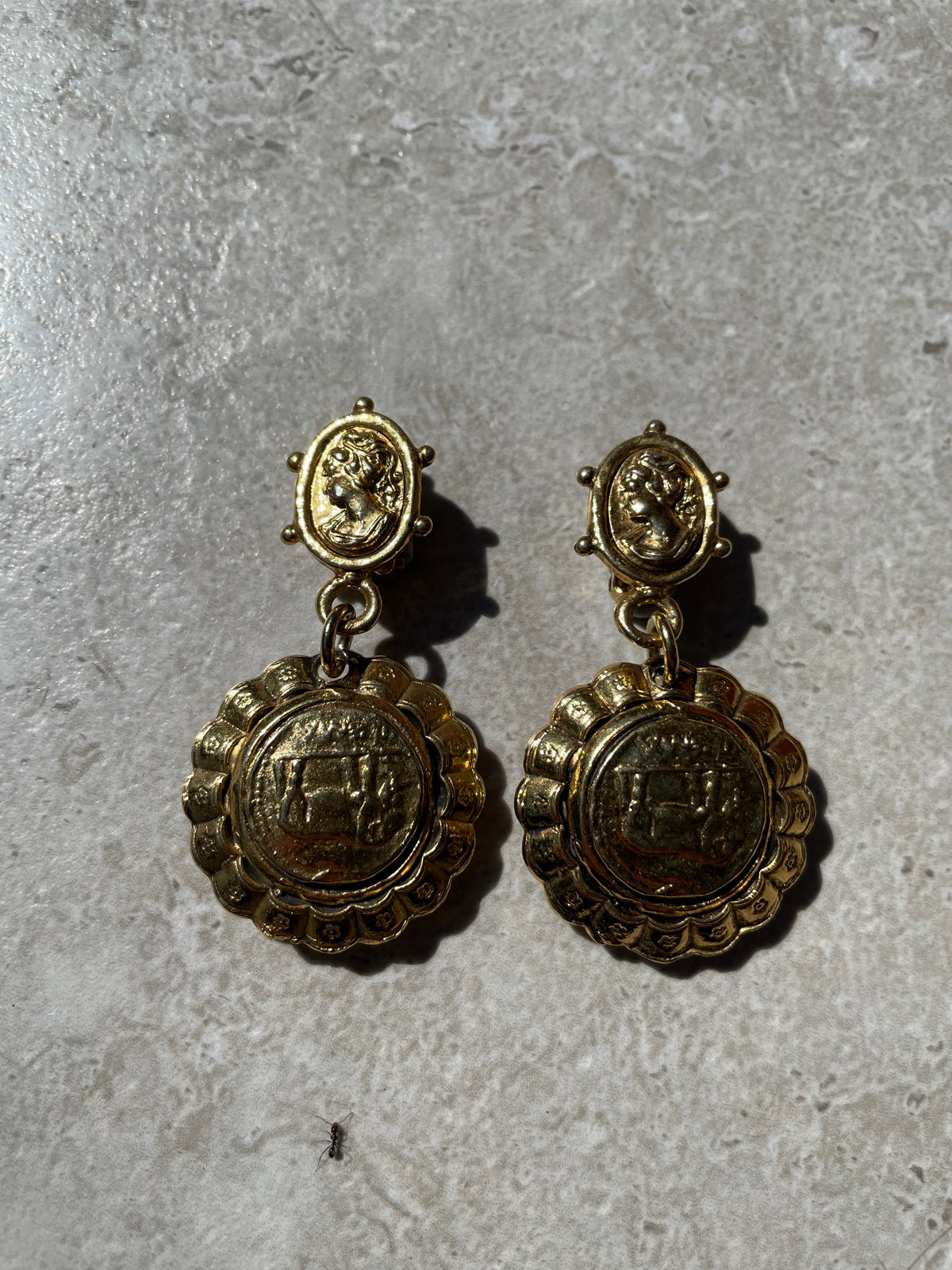 LIRA COIN EARRINGS